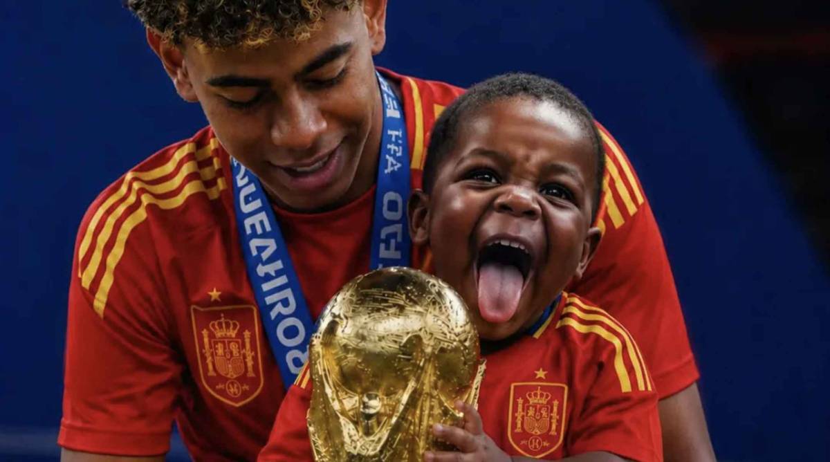 Las imágenes de Lamine Yamal con su hermano Keyne que conquistan al mundo
