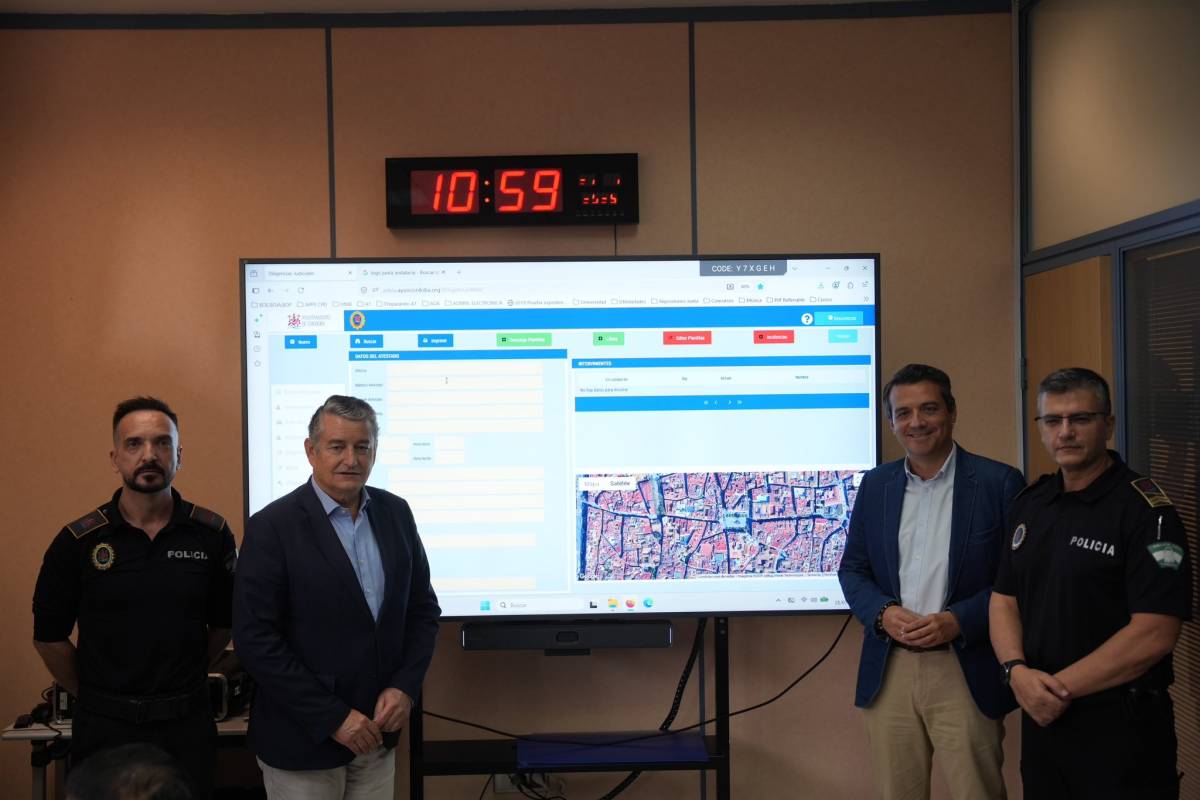 Las policías locales de toda Andalucía tendrán el mismo sistema informático: la herramienta será clave para los expedientes de violencia de género