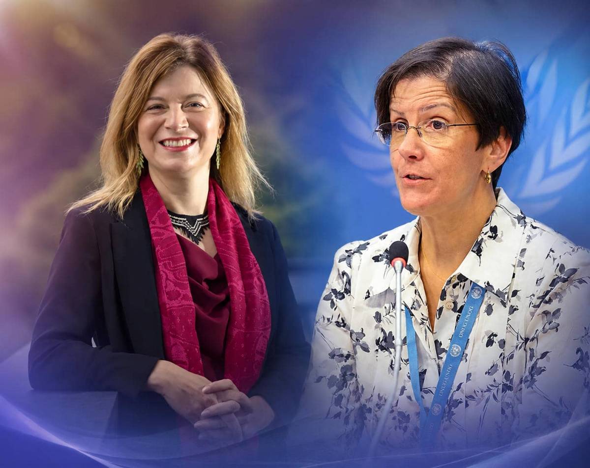 Bibiana Aído y Reem Alsalem. - 