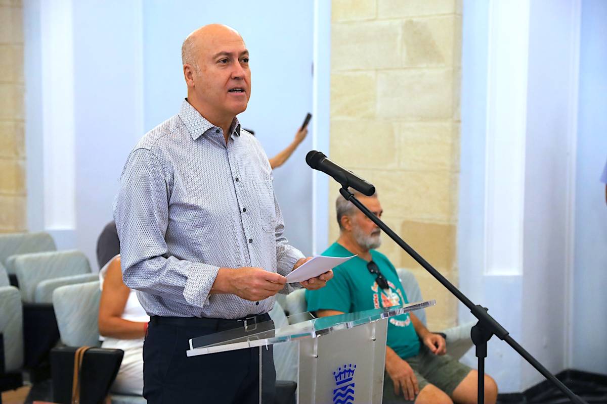 Intervención de Acodesur en el pleno.