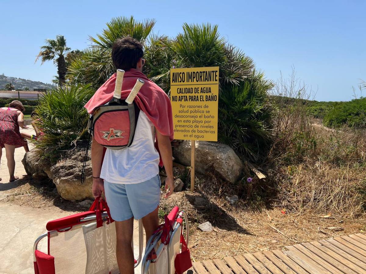 Este es el aviso que trunca los planes de quienes van a pasar un día de playa en Atlanterra