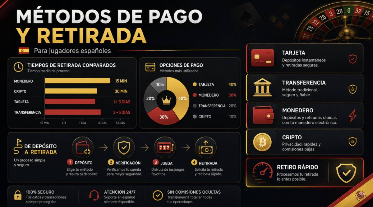 Métodos de pago y retirada. - Métodos de pago y retirada.