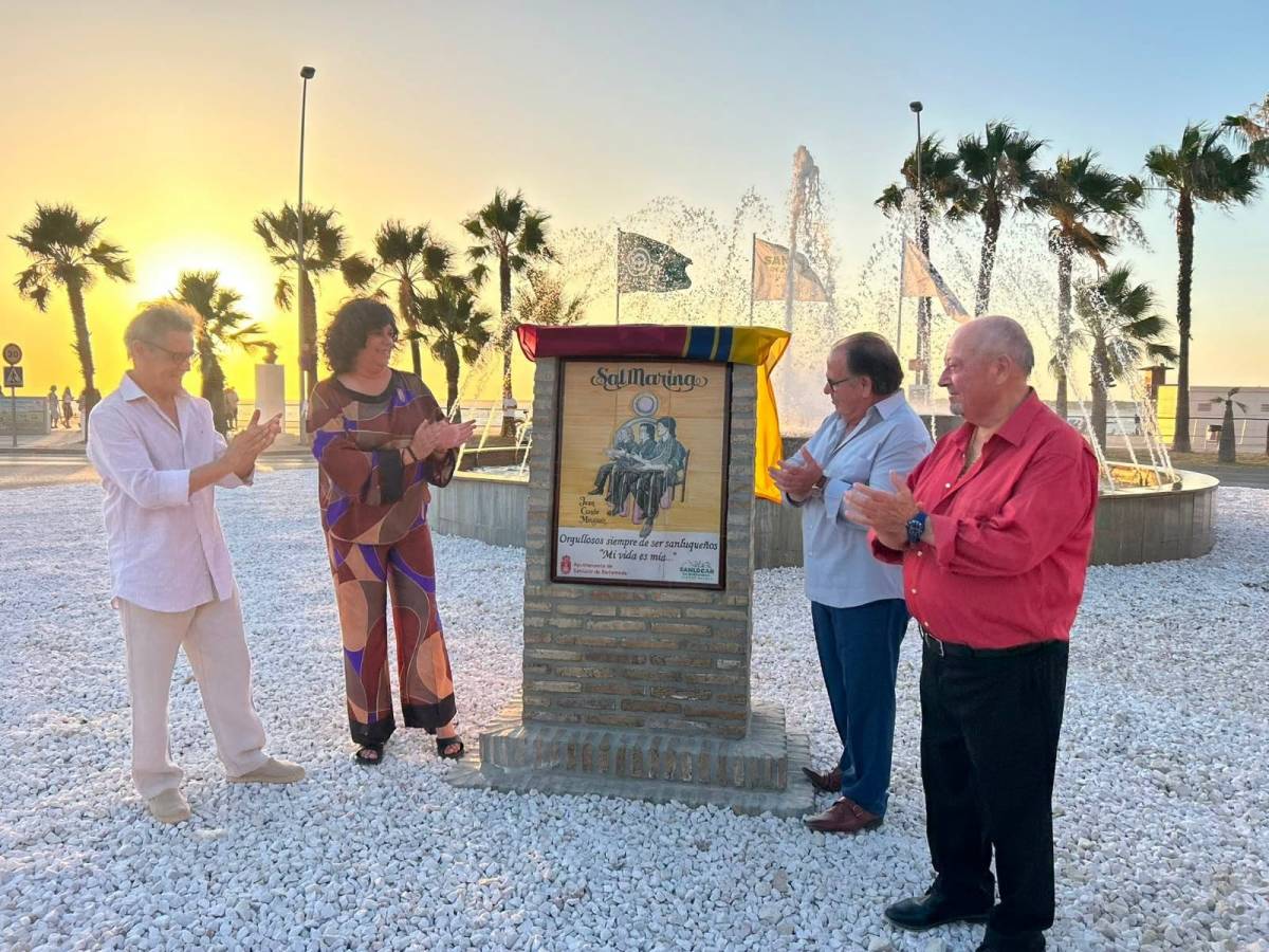 Sanlúcar salda una deuda histórica con SalMarina: el grupo de sevillanas ya tiene rotonda propia