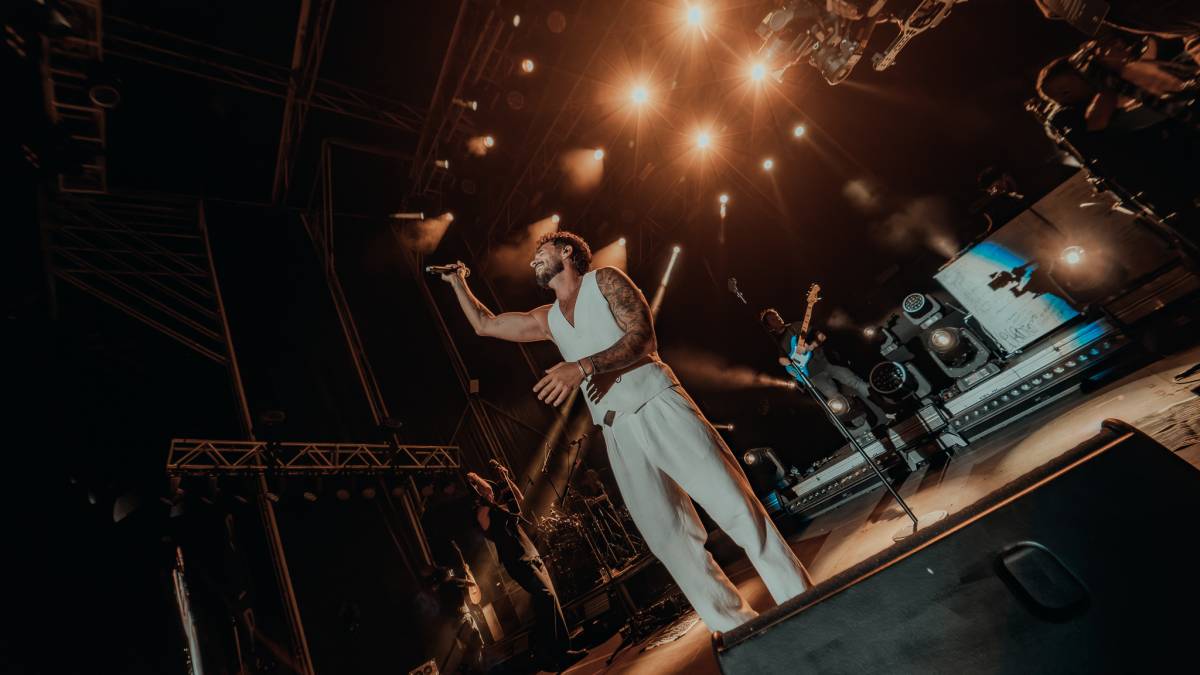 Un momento del concierto del artista roteño. - FATOU Un momento del concierto del artista roteño.