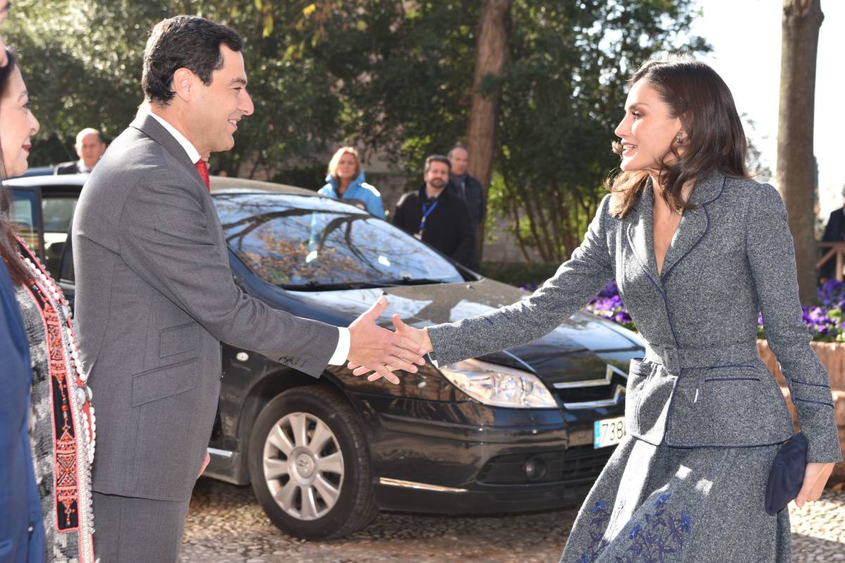La reina Letizia preside este lunes en Jerez la Reunión Anual del Instituto Cervantes, con la presencia de Juanma Moreno