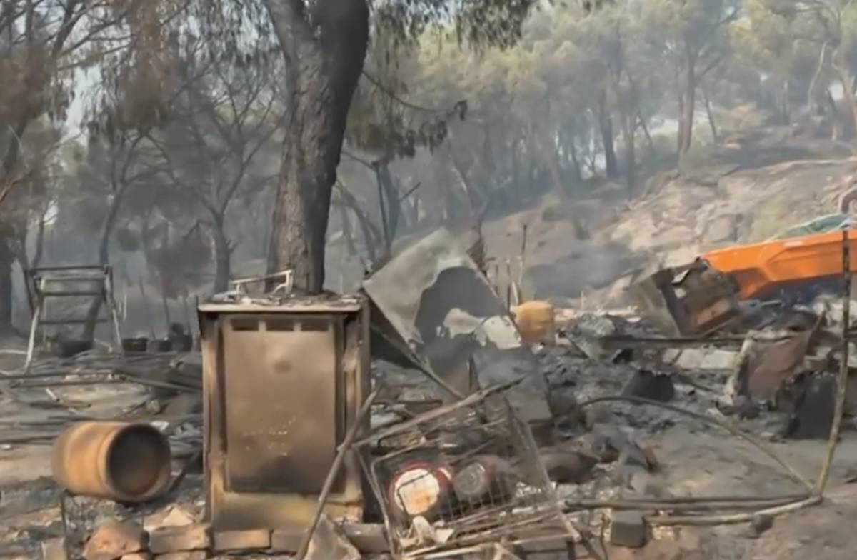 Los destrozos en el camping de Esteban. Telecinco - Los destrozos en el camping de Esteban. Telecinco