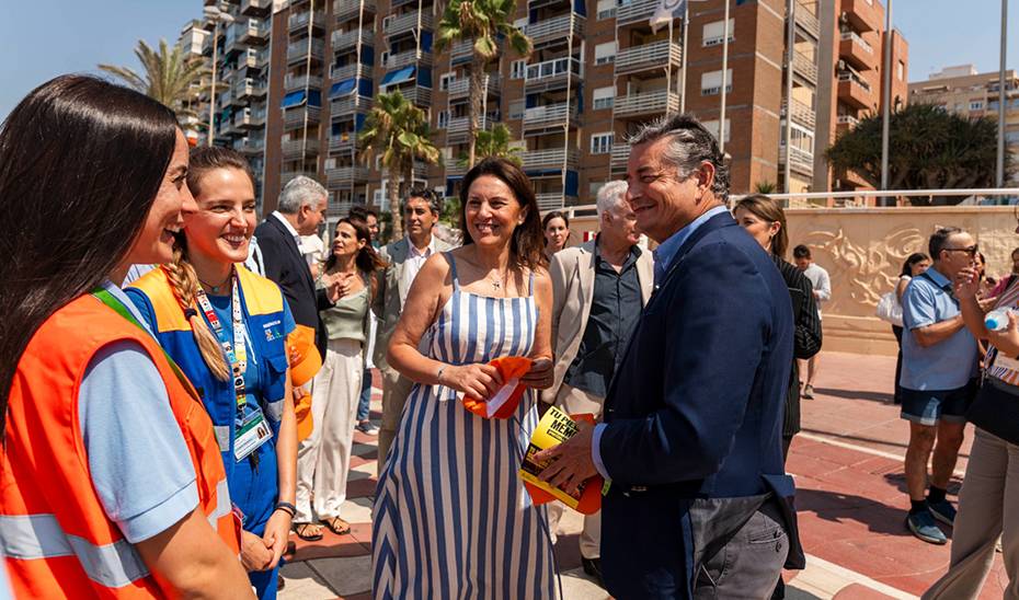 Antonio Sanz ha presentado en Almería la campaña 'Sol y piel sana no son incompatibles', una iniciativa impulsada junto a la AECC. - Antonio Sanz ha presentado en Almería la campaña 'Sol y piel sana no son incompatibles', una iniciativa impulsada junto a la AECC.