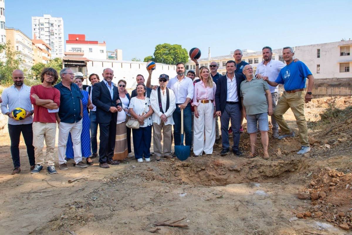 primera piedra nuevo pabellon fernando portillo Cádiz - primera piedra nuevo pabellon fernando portillo Cádiz