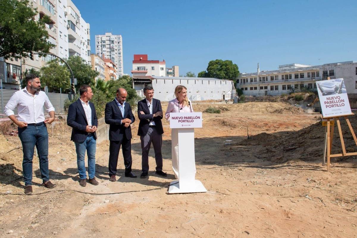 primera piedra nuevo pabellon fernando portillo Cádiz - primera piedra nuevo pabellon fernando portillo Cádiz