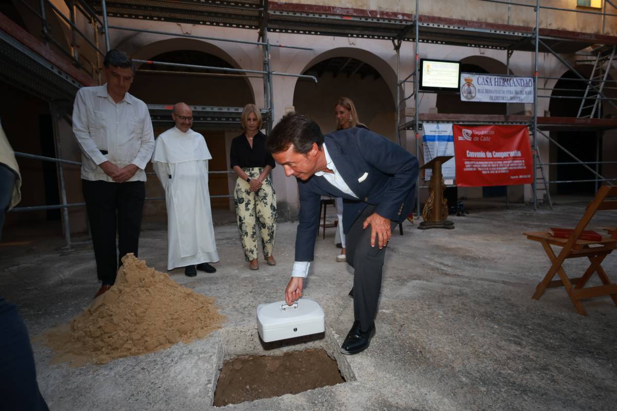 Primera piedra sede hermandad del Rocío de Jerez 