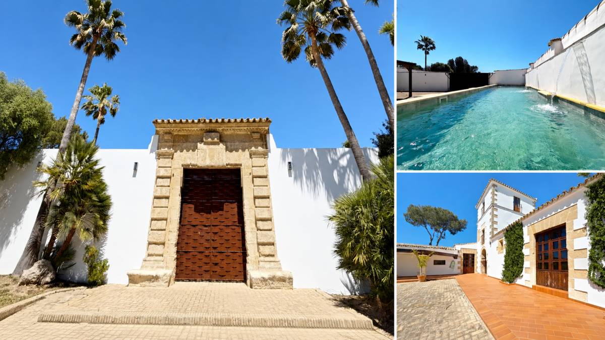 La histórica hacienda de Las Beatillas en El Puerto busca inversor: el antiguo convento, reformado de lujo y a la venta por 3,6 millones  