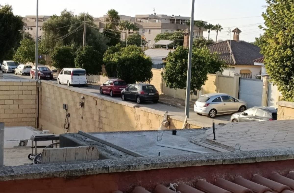 Vista de un inmueble.