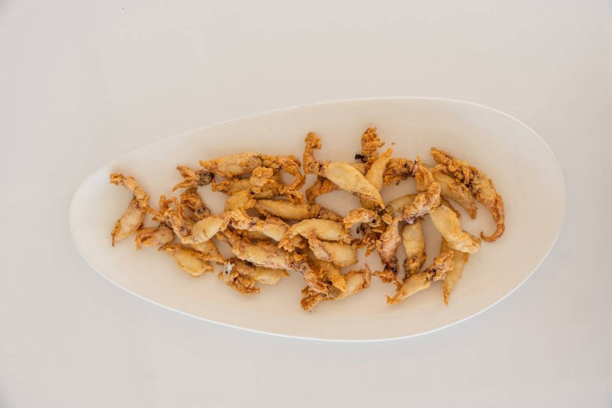Plato de puntillitas. - Plato de puntillitas.
