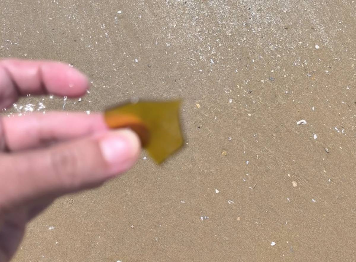 Cristales rotos en la arena de Valdelagrana: el aviso de un bañista que ha encendido las redes