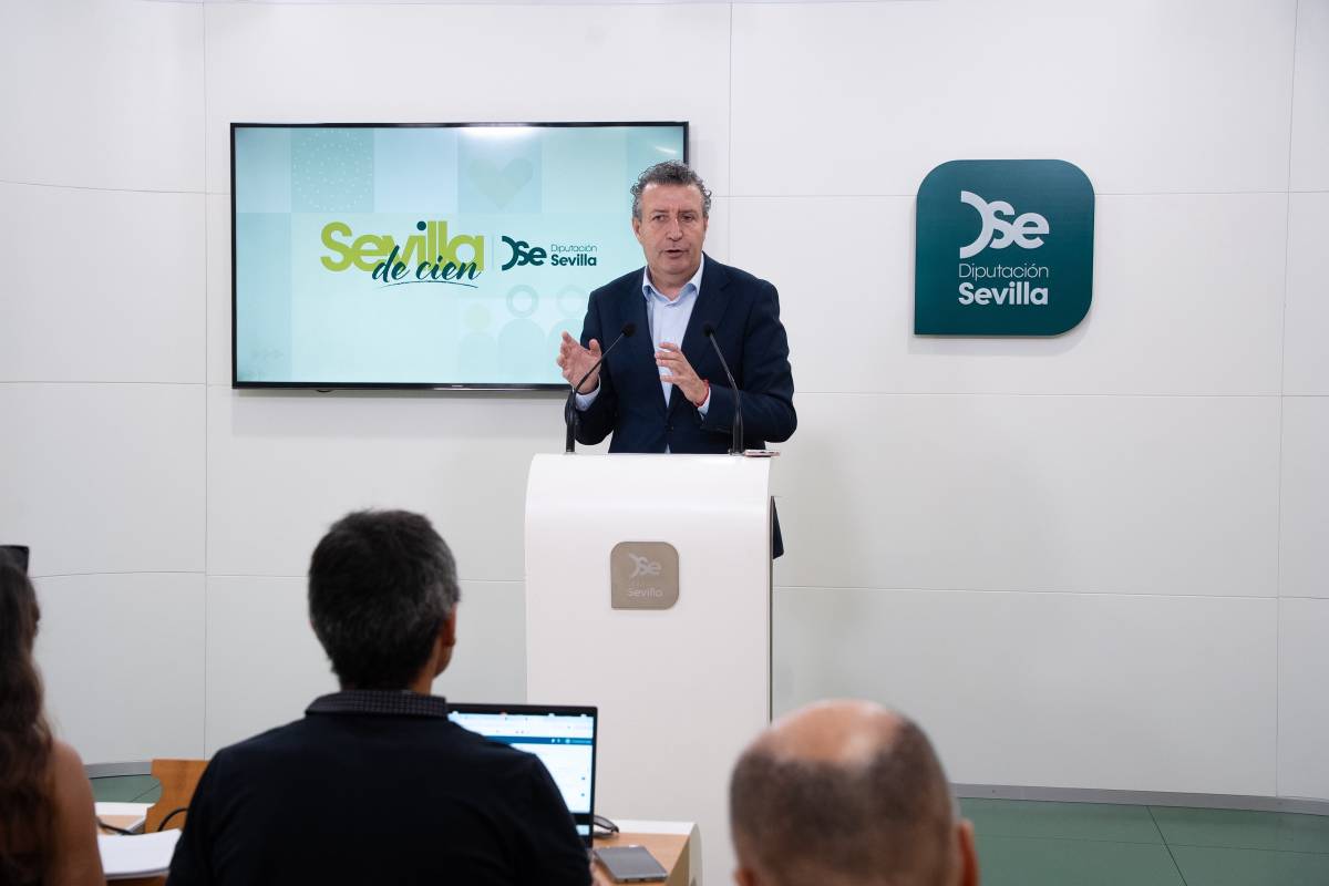 La Diputación de Sevilla anuncia 'Sevilla de Cien', un nuevo plan de inversión de 100 millones de euros