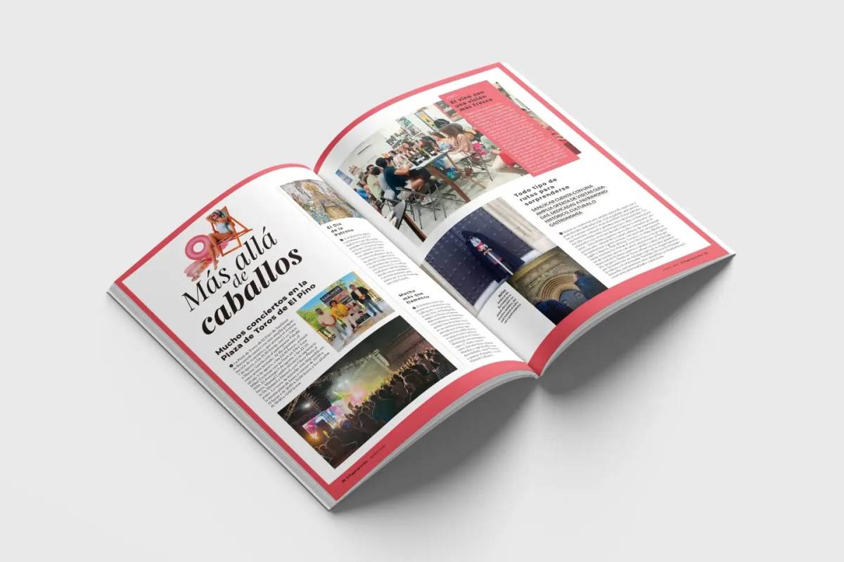 Uno de los reportajes de la revista. - Uno de los reportajes de la revista.