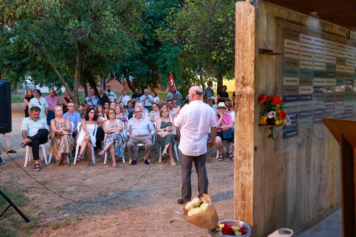 Un homenaje en El Retiro a los represaliados. - JUAN CARLOS TORO