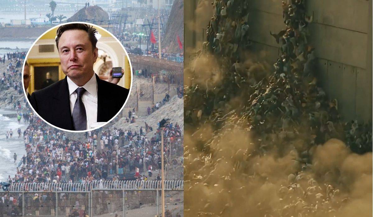 Elon Musk recurre a Brad Pitt y a una invasión zombi para burlarse de la crisis migratoria en Ceuta