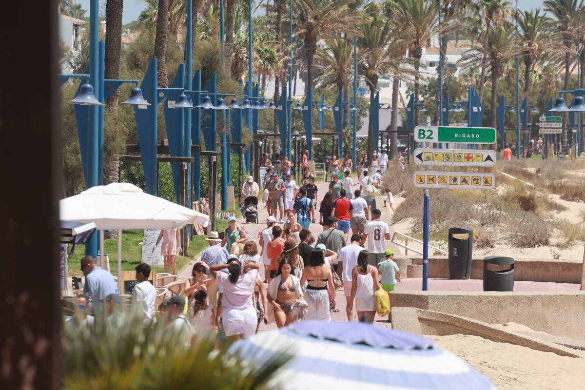 Playa de la Barrosa 2 de agosto 