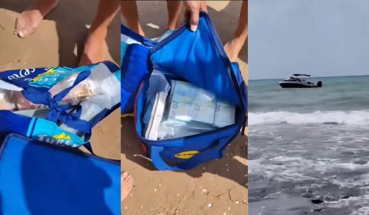 Billetes flotando en el mar: una lancha arroja más de 600.000 euros frente a una playa de Italia