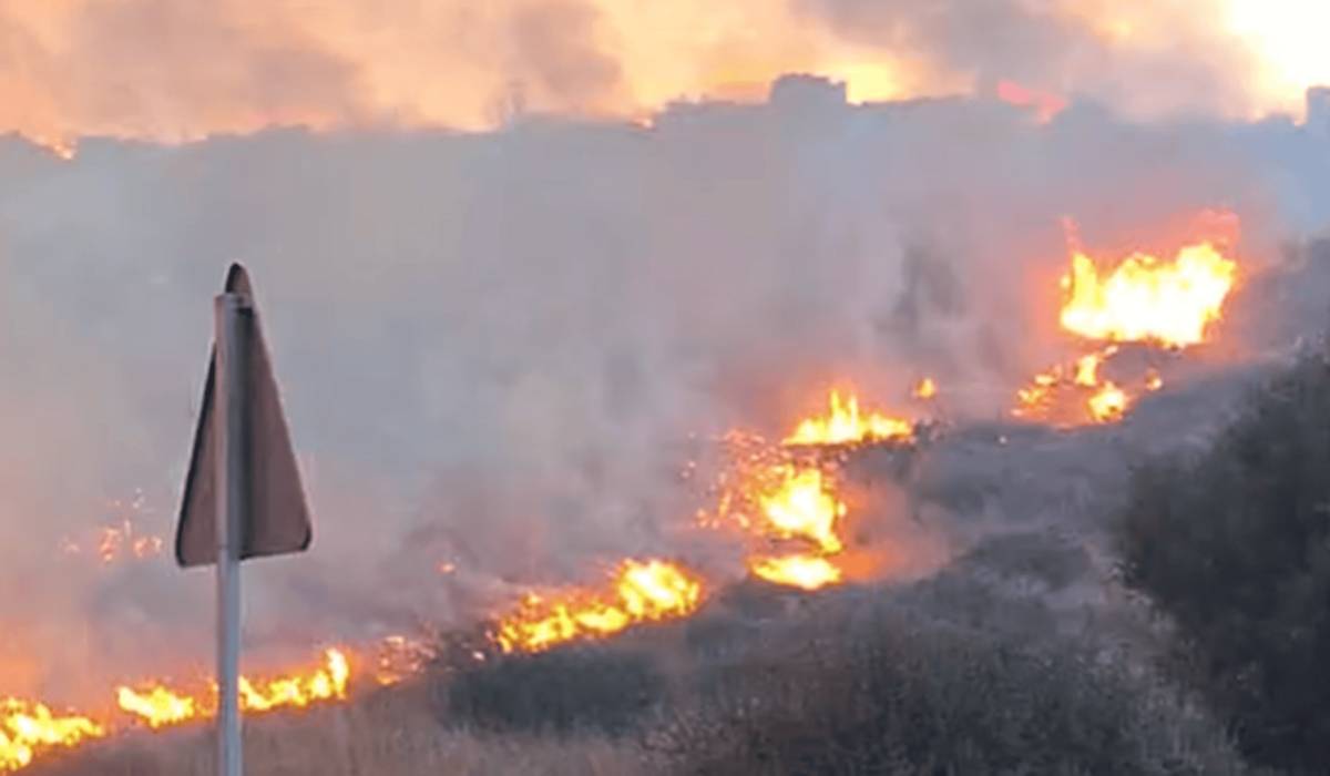 Alarma en Algeciras por un gran incendio visible desde todo el Campo de Gibraltar