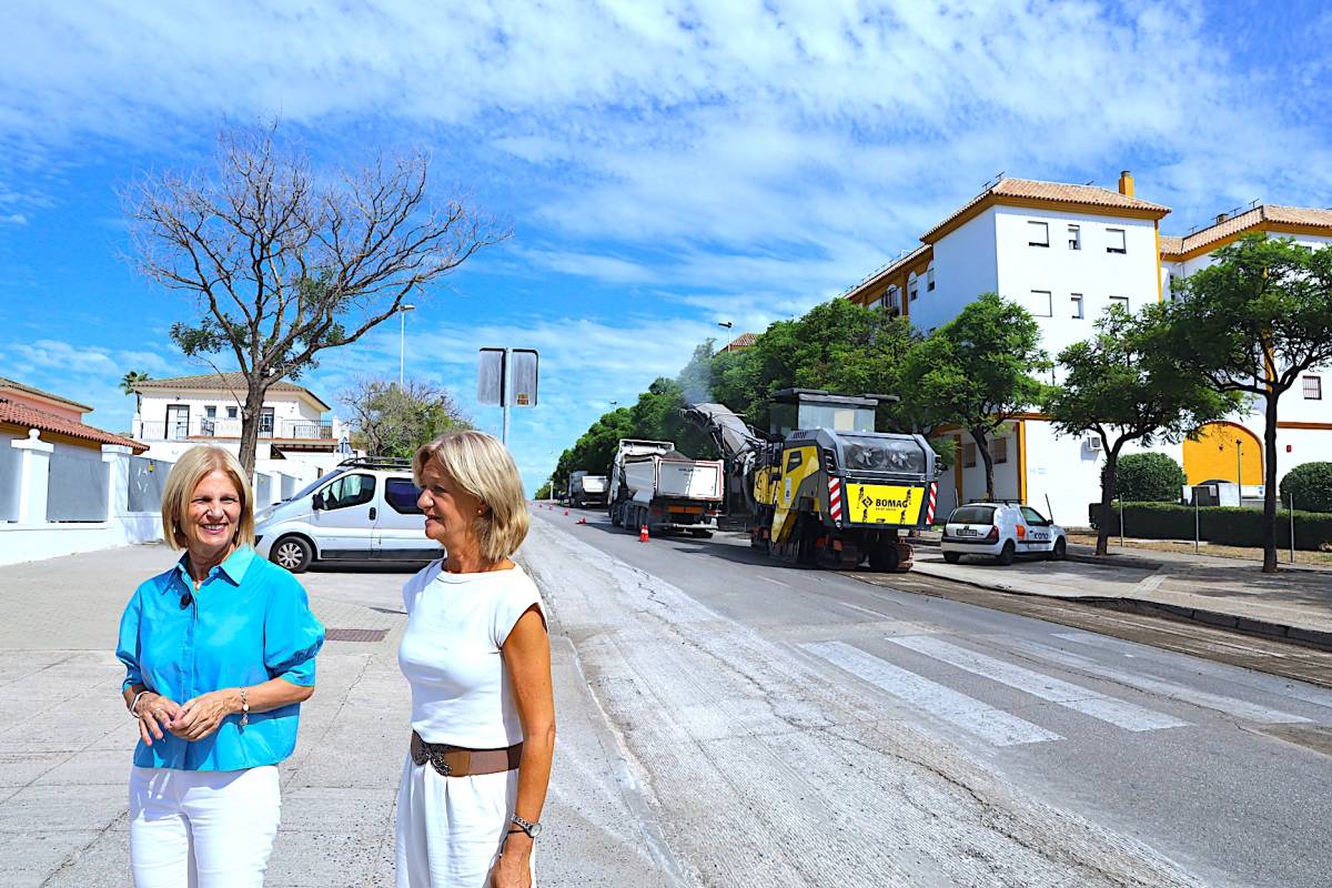La primera fase del plan de reasfaltado de Jerez arranca por la zona Sur: 13 calles en 25 días