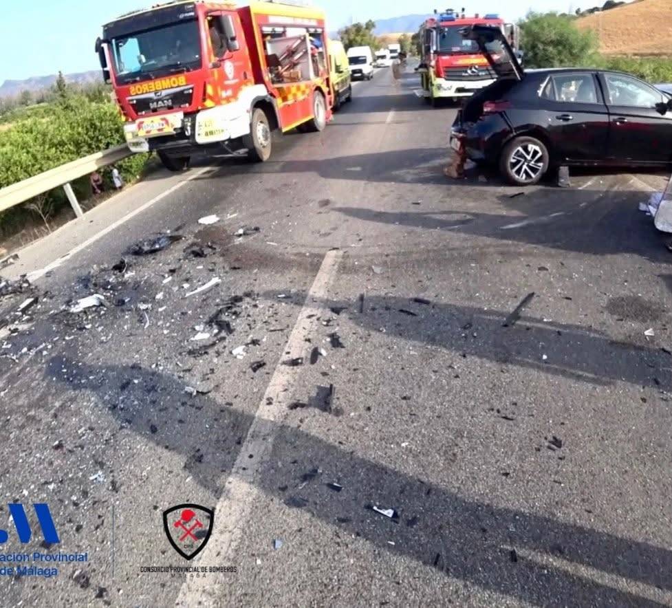 El otro coche involucrado. - El otro coche involucrado.