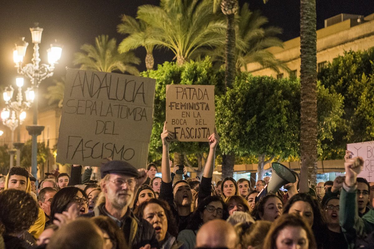 Concentración en la plaza de la Arenal 