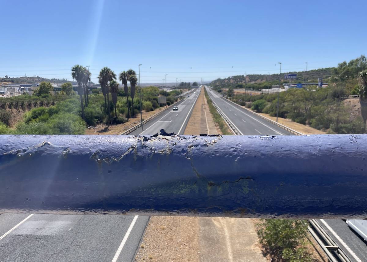 La tercera peor autovía de España está en Andalucía: socavones, asfalto inexistente en muchos tramos y parcheados como única solución