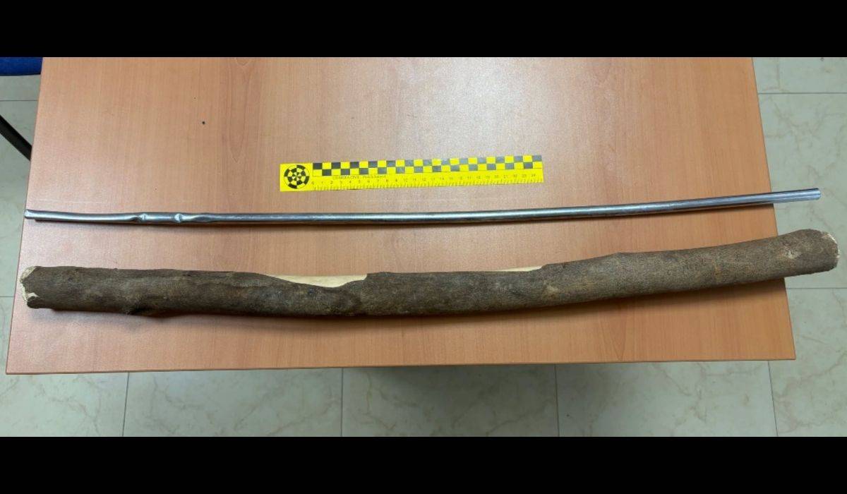   La rudimentaria agresión con sorpresa en la Sierra de Cádiz: actitud violenta y dos palos de un metro metidos en los pantalones
