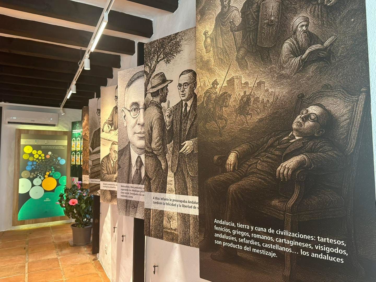 Así es la reformada casa natal de Blas Infante en Málaga: 