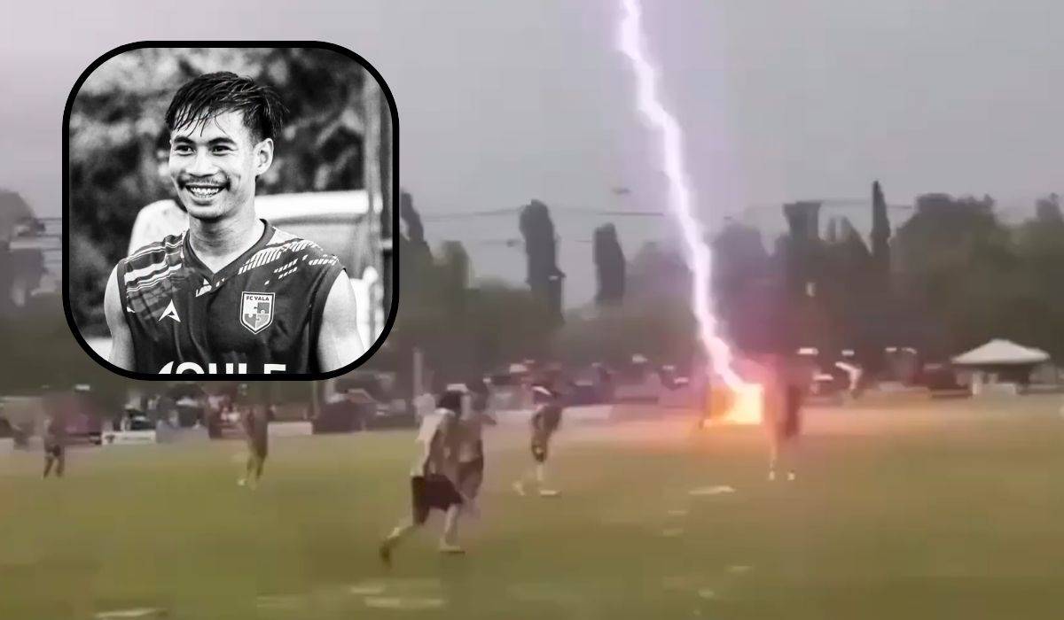 Vídeo | Muere un futbolista de 24 años al ser alcanzado por un rayo