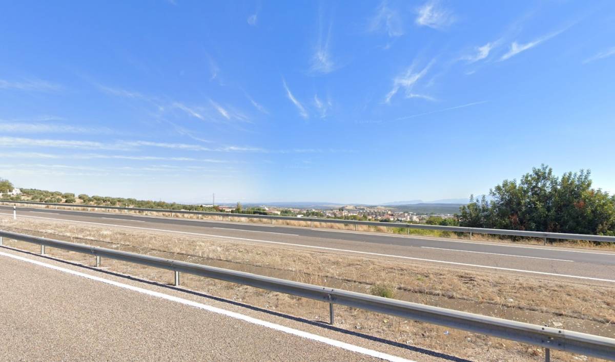 El punto de la A-4 sobre el Camino Cuesta del Molino en Bailén - 