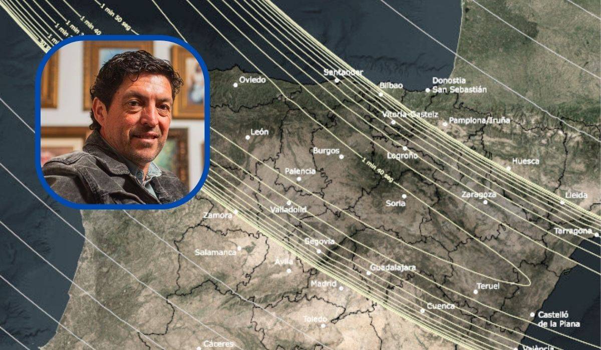 El economista de Isla Cristina que busca en Asturias el eclipse total: 