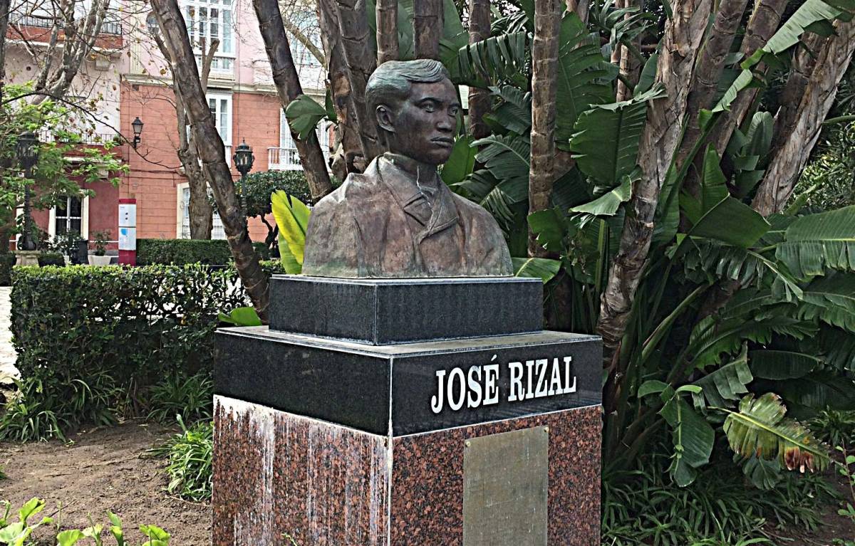Busto de José Rizal, Cádiz