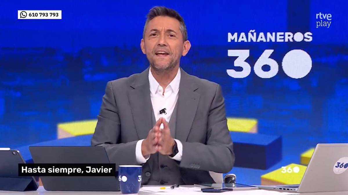 La despedida de Javier Ruiz de TVE: "Ha sido un placer servirles desde esta trinchera"