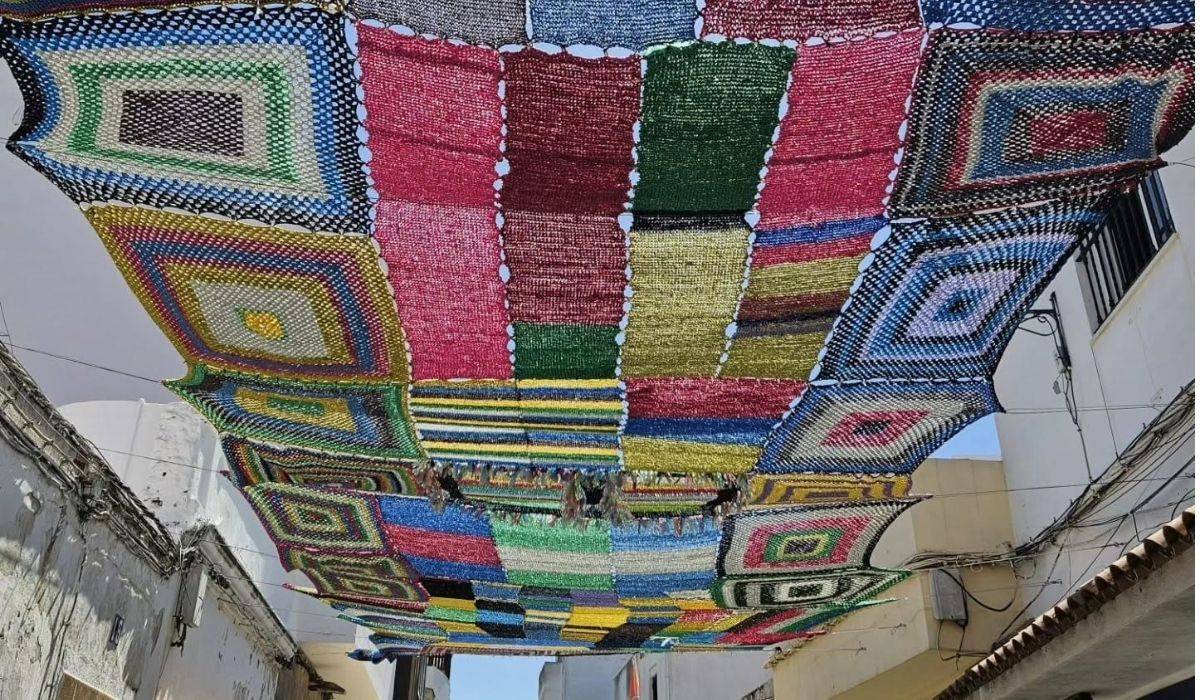 Toldos por las calles de Barbate. - 