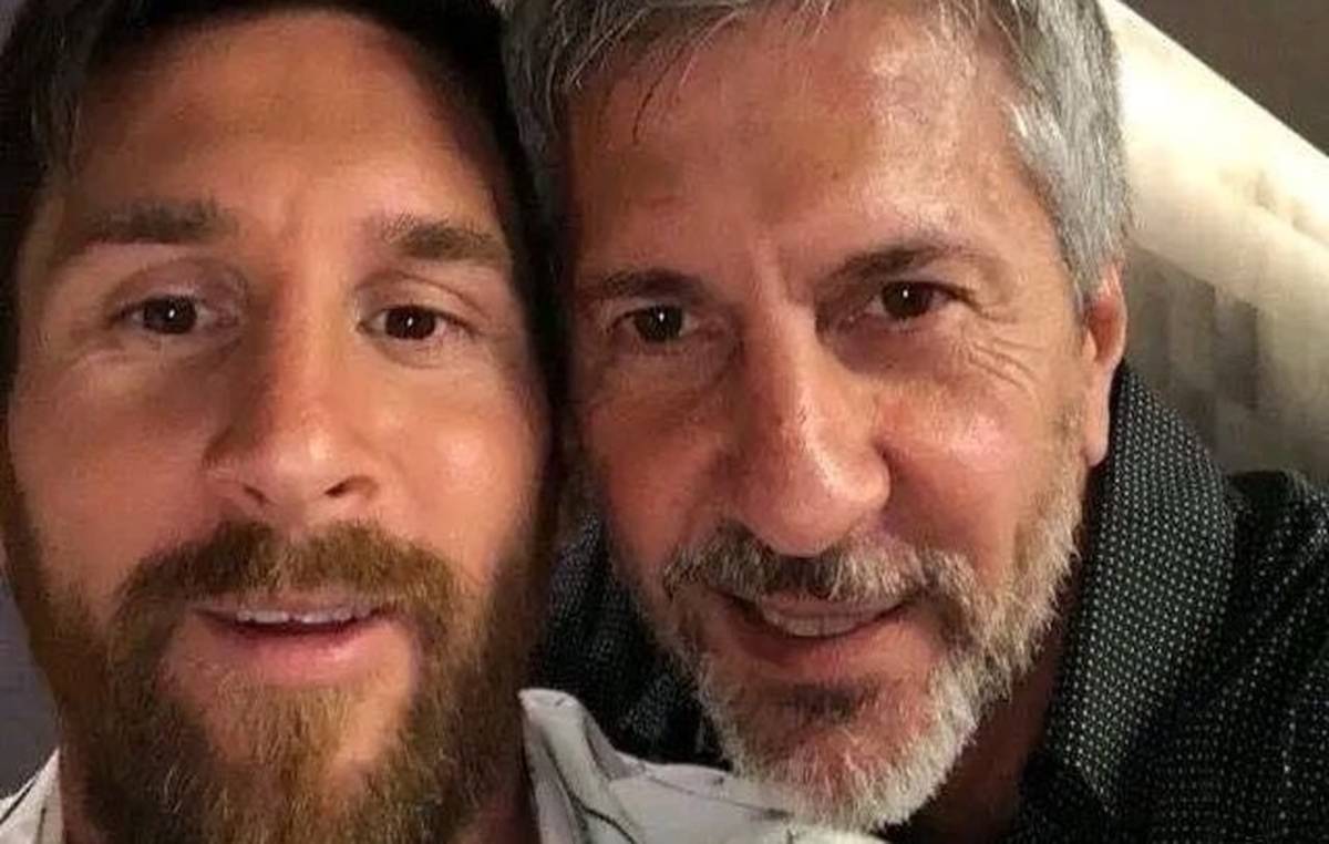 Leo Messi junto a su padre, Jorge Messi - Leo Messi junto a su padre, Jorge Messi