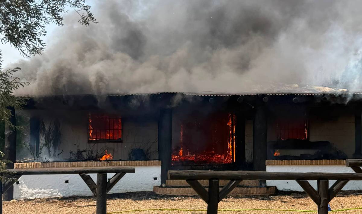 Las llamas saltan del campo a las casas en un incendio en la provincia de Sevilla