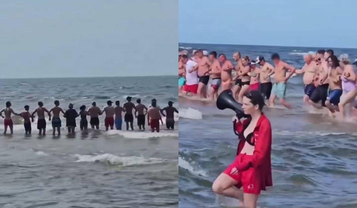 Decenas de personas forman una cadena humana para buscar a un niño de dos años desaparecido en una playa
