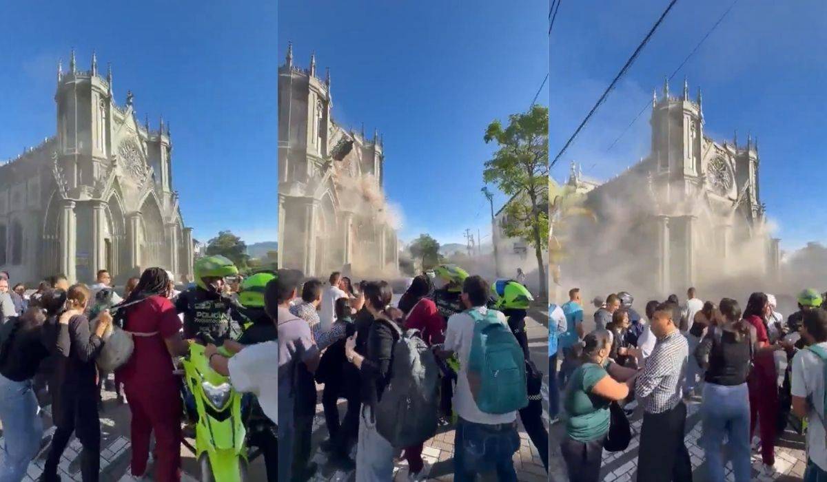 El terremoto golpea el corazón de Colombia: así ha sido el colapso parcial de su catedral más emblemática