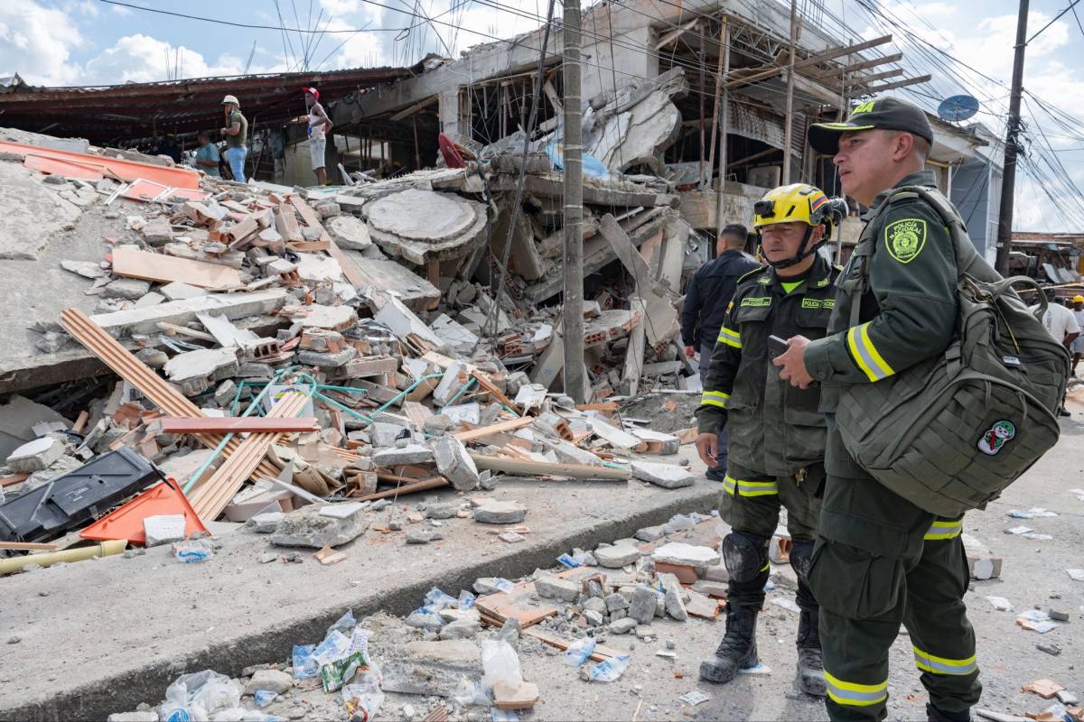 Devastador efecto del terremoto en Colombia. - Devastador efecto del terremoto en Colombia.