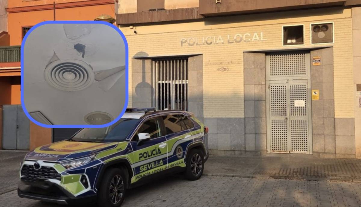 Ratas y cuartos de baño atascados desde mayo en las instalaciones de Policía Local en el Distrito Macarena de Sevilla