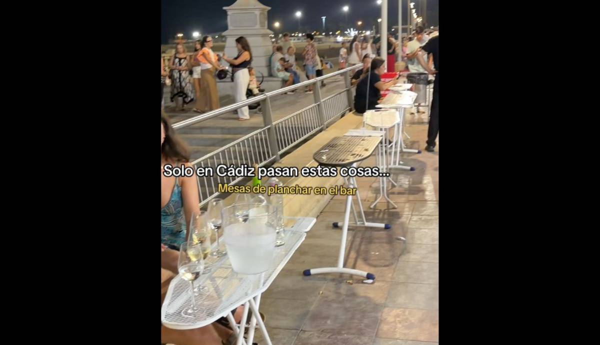 ¿Sabías que hay un bar de playa en Chipiona donde comes sobre tablas de planchar en lugar de mesas? Hay otros sitios en Europa como este