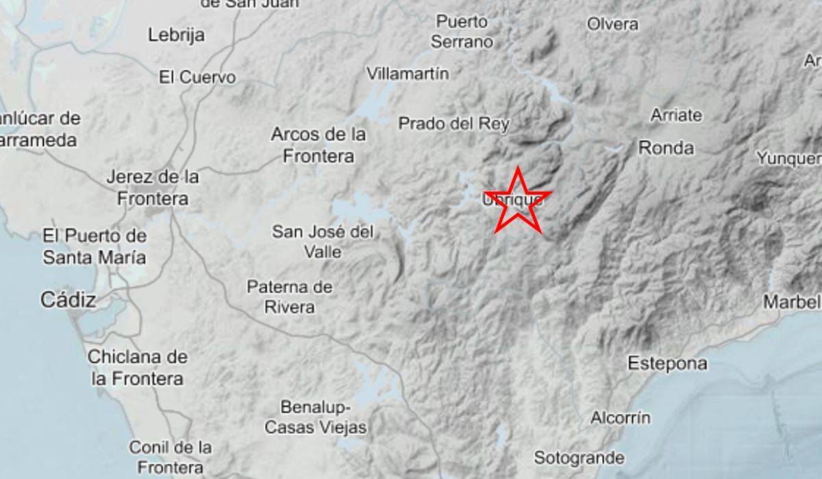 Ubrique registra un pequeño terremoto a primera hora de este miércoles: otros dos seísmos, en comarcas cercanas
