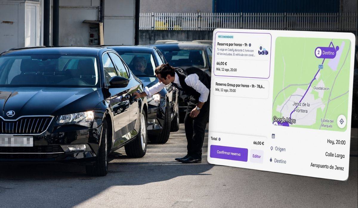 'Clavazos' del recién llegado Cabify en Jerez: 50 euros más caro que en taxi por ir al aeropuerto desde el centro un día cualquiera