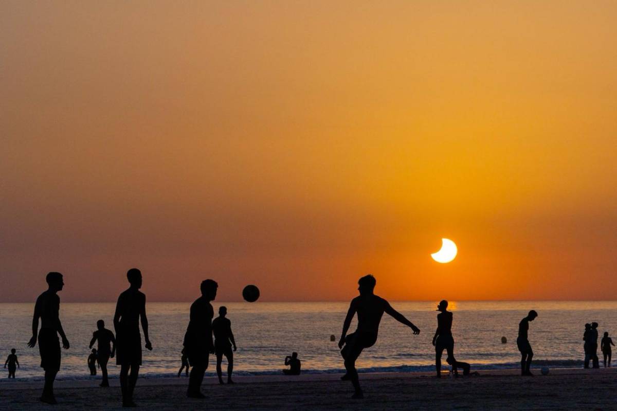 Terrible eclipse humano