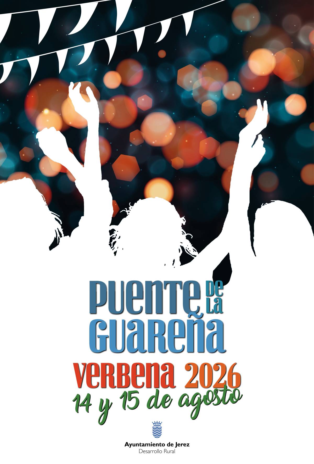 Cartel de la verbena del Puente de la Guareña. - Cartel de la verbena del Puente de la Guareña.