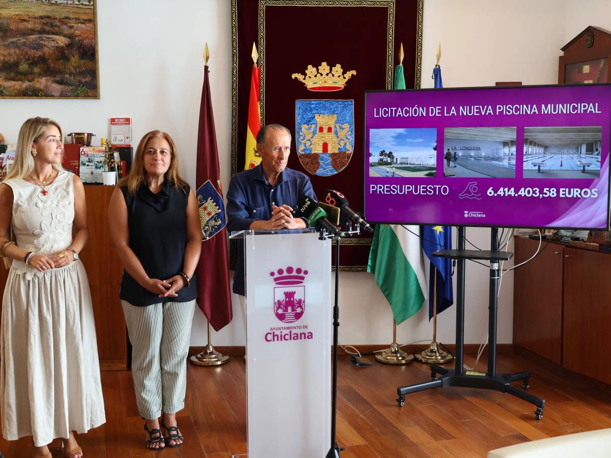 Así será la nueva piscina cubierta de Chiclana: instalaciones en un terreno de más de 7.000 metros,  zona verde, calistenia y sostenibilidad