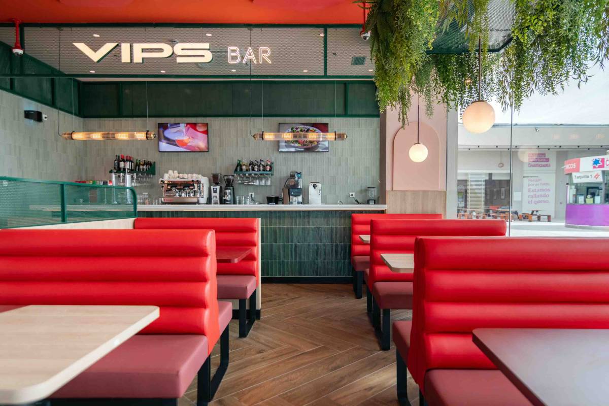 Interior del nuevo VIPS en el centro comercial Los Arcos, en Sevilla. - Interior del nuevo VIPS en el centro comercial Los Arcos, en Sevilla.
